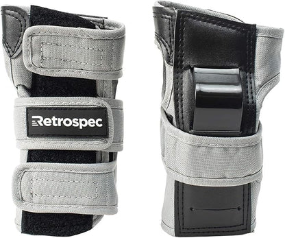 Retrospec Knee Pads, Elbow Pads & Wrist Guards for Men, Women & Kids - Protective Gear for Skateboarding, Roller Skate, Rollerblade, BMX & Scooter - Multi Sport Pad Set