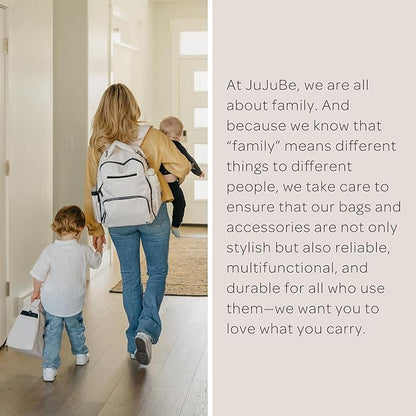 JuJuBe x Witney Carson - New Insulated Bottle Bag, Breastmilk Storage Bag for Baby Bottles, Waterproof Travel Lunch Bag or Cooler Bag for Nursing, Milk, Food, Snacks, Cloud, Mothers Day Gift