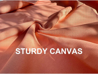 4’9” x 6’3” White Lightweight Water-Resistant Canvas Mat – Picnic, Outdoor, Beach, Park, Camping, Toy Mat