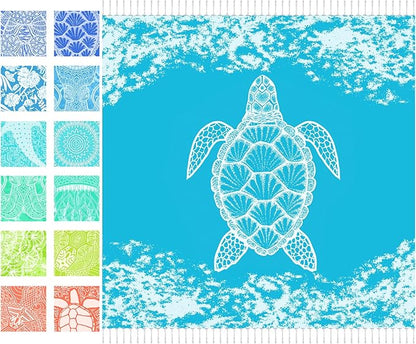 Oversized Turkish Beach Towel Blanket XXL Cotton Sandproof Towels Boho Woven Extra Large Big Sand Free Giant Throw Thick Blankets Huge Quilt XL Picnic Camping Necessities Cloud For Adult Gifts