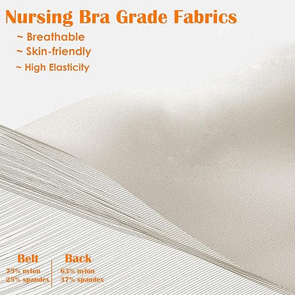 Upgranded Pregnancy Belly Band, Belly Support Belt for Pregnant Women with Adjustable Straps, Back Support, Waist Support Belt for Pregnancy (Orange, Large)