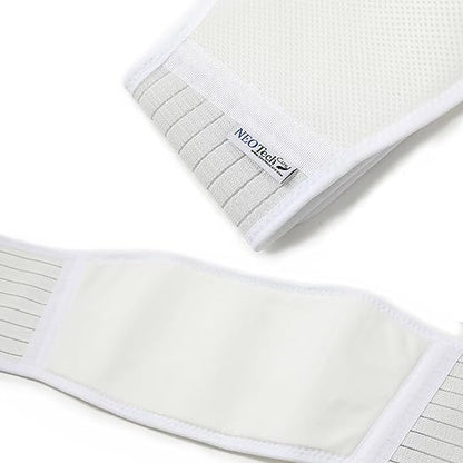NeoTech Care Adjustable Maternity Belt - Light and Breathable Pregnancy Belly Support Band for Pregnant Women (White, Extra Large Size)