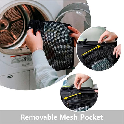 TOPDesign Universal Baby Stroller Organizer, Stroller Caddy with Detachable Mesh Bag & Heightened Insulated Cup Holders & Non-Slip Secure Hooks Accessories, Fits Most Strollers (Grey)