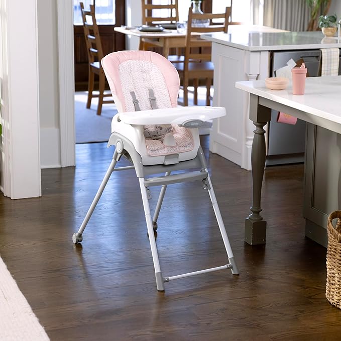 Ingenuity Trio Foldaway 6-in-1 Baby High Chair, 6 Ways to Use, Toddler Chair, Foldable Legs, 6M-5Y