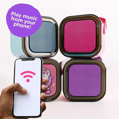 Move2Play, Karaoke Machine for Kids | Includes 20+ Kid Songs | 2 Microphones | Connect with Bluetooth | 3, 4, 5, 6, 7+ Year Old Gift | Toy for Girls, Boys, & Toddler | Birthday Present