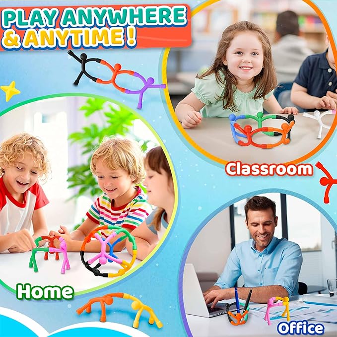 Magnetic Travel Toys for Toddlers Kids 5PCS, Airplane Car Travel Activities Essential, Fidget Toys Road Trip ‌Sensory Toy, Fidgets for Classroom Toys for 3 4 5 6 7 8 Year Old, Kids Stocking Stuffers