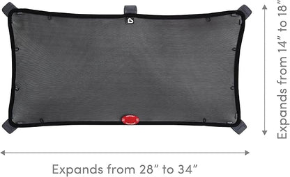 Munchkin® Brica® Magnetic Stretch to Fit™ Sun Shade, Black, 2 Pack
