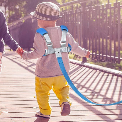 Accmor 3 in1 Toddler Harness Leash, Soft Kid Harness with Anti Lost Wrist Link, Baby Leash, Leash for Toddlers, Child Walking Harness Kids Leash Wristband Rope Belt with Lock for Baby Boys