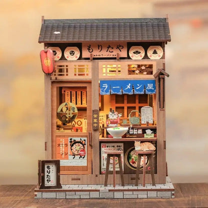 Diy Cottage Hand-assembled Stereo Building Street View Model