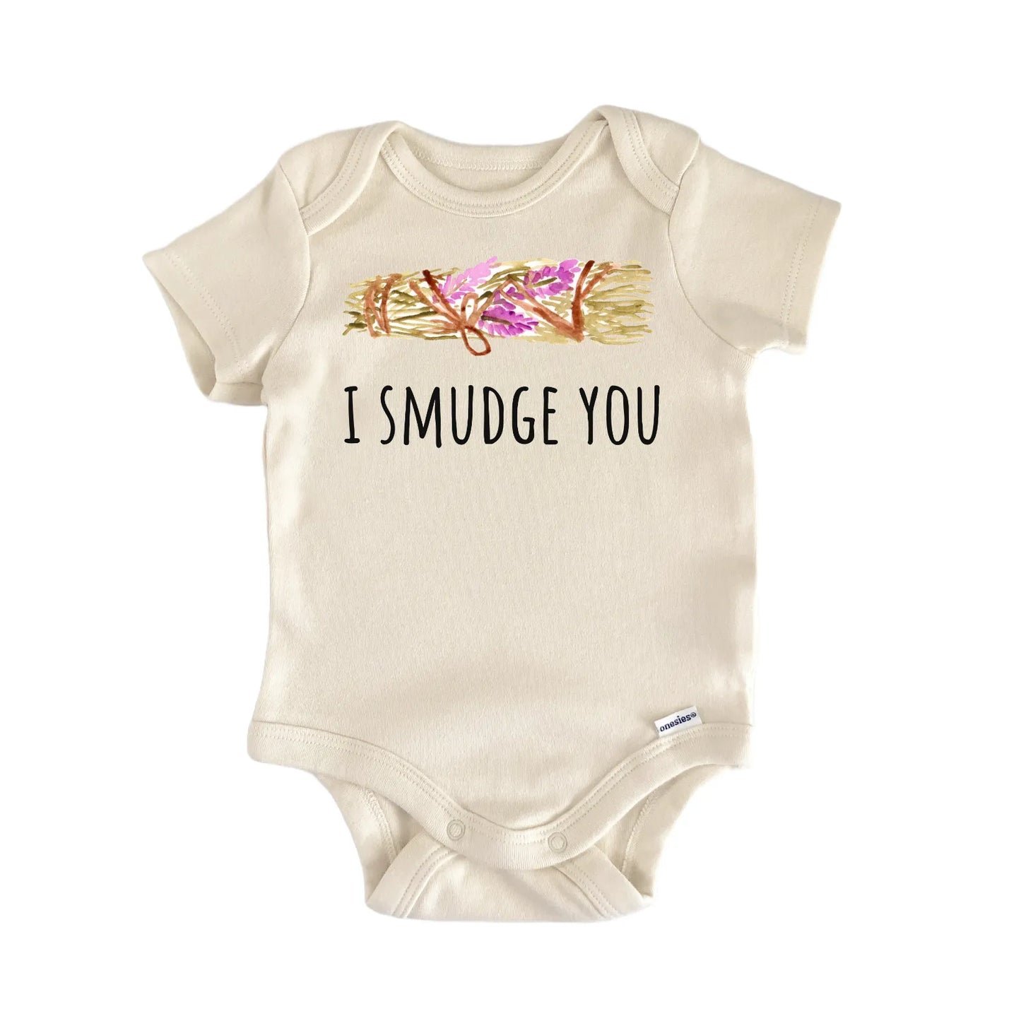 Sage Smudge Spiritual Sage Crystal Mythical Baby Gift Baby Bodysuit