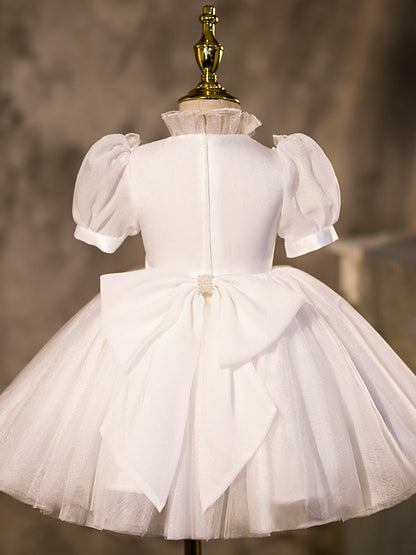 Western Style Little Flower Girl Wedding Dress With Tutu Skirt