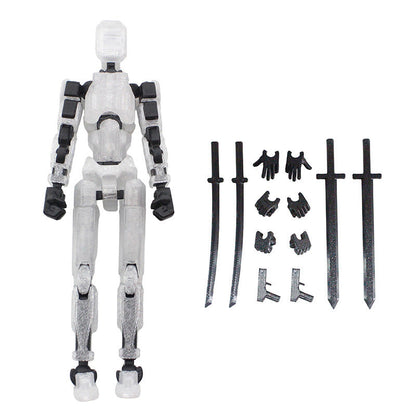 3D Printing More Than Movable Joint Doll Lucky 13 Full Body Movable Robot