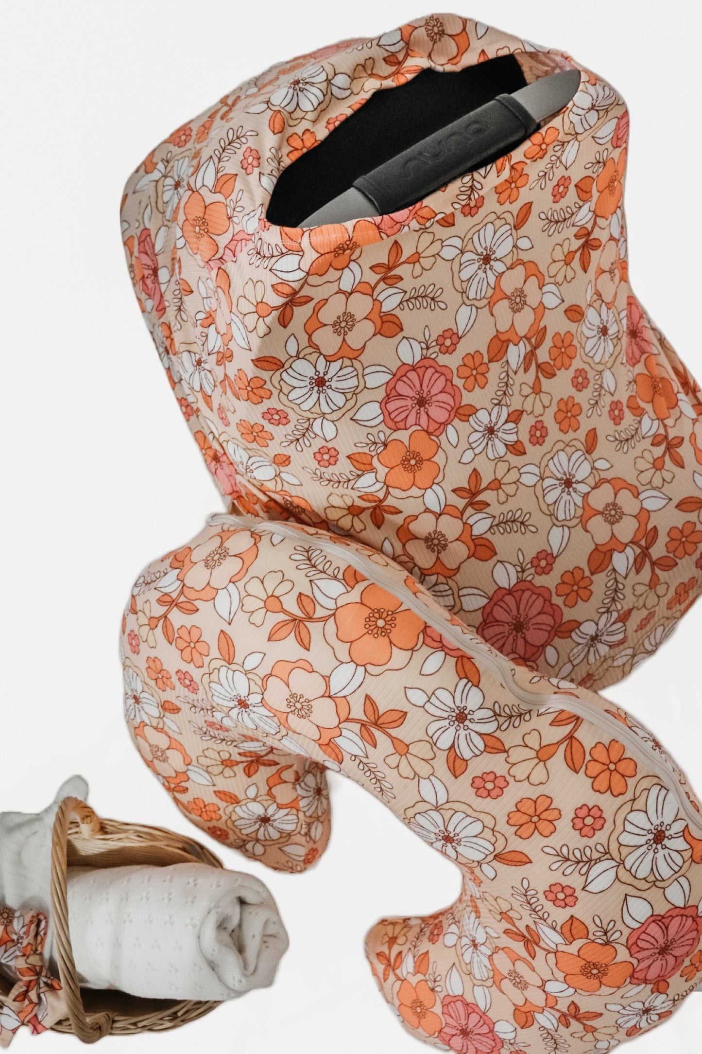 Peach Fuzz Nursing Pillow Cover