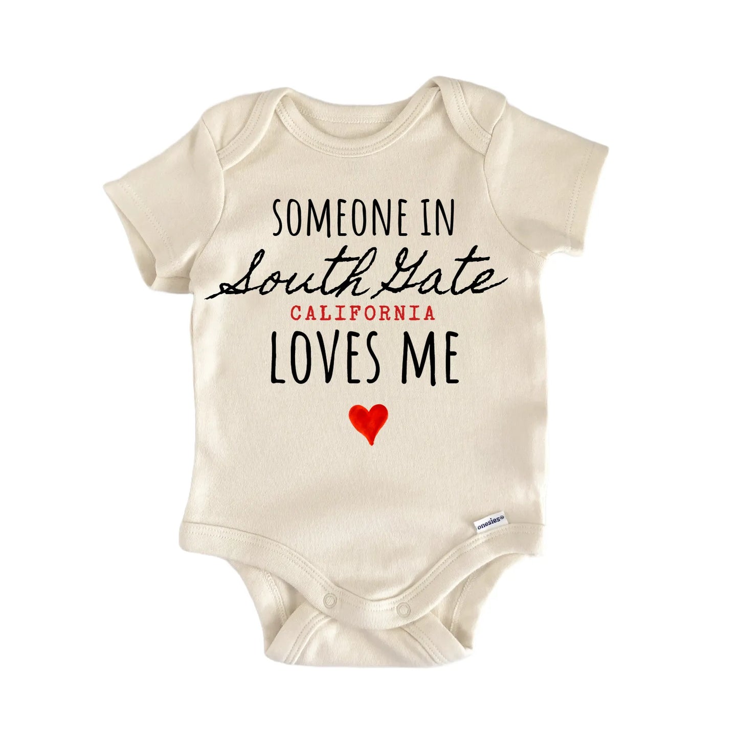 South Gate California Baby Gift Baby Bodysuit