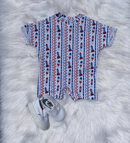 Bomb Pop Bash Romper (FINAL SALE)