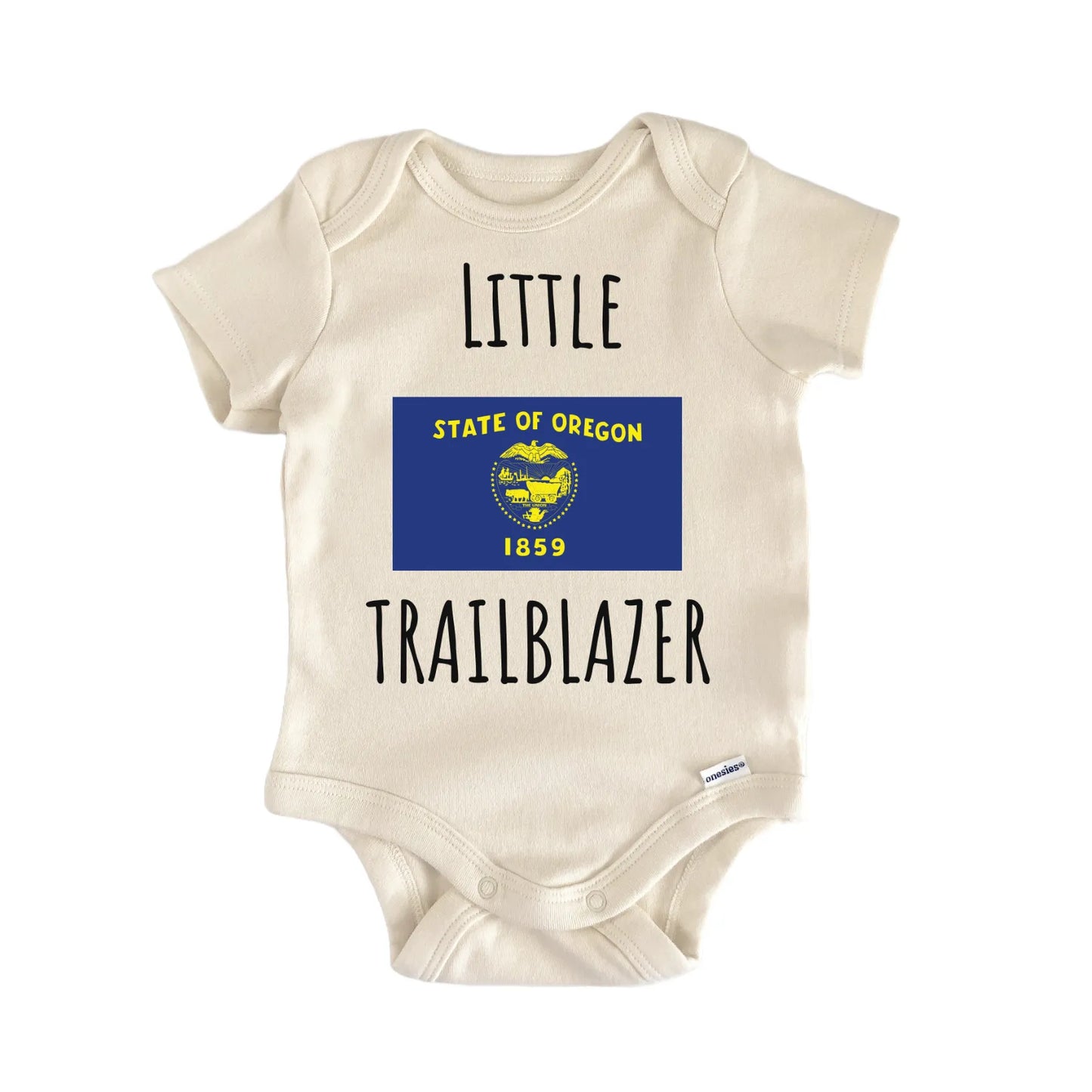 Oregon State Flag Baby Gift Baby Bodysuit