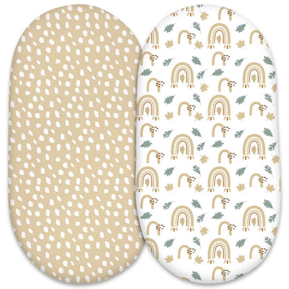 Baby Cradle Fitted Sheet Elastic Printing Baby Caring Table Changing Cover