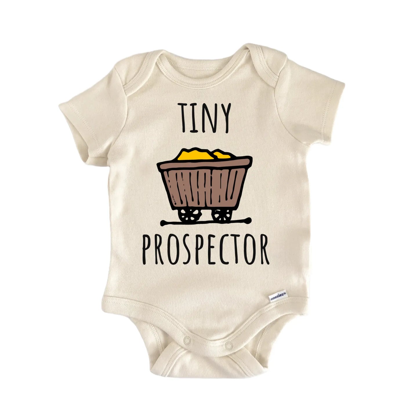 Gold Prospect Treasure Mine Infant Gift Baby Bodysuit