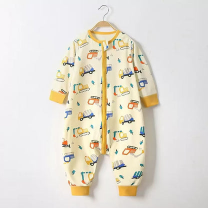 Split-leg Sleeping Bag To Prevent Kicking Off The Covers One-piece Bodysuit