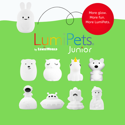 LumiPets® Basil the Bunny- Children's Touch Night Light Junior