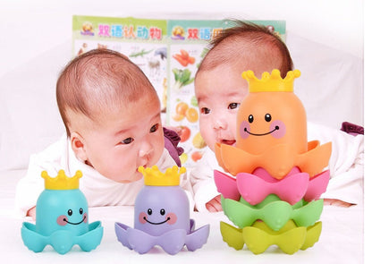 Children's Sea Octopus Stacked Cup Bathroom