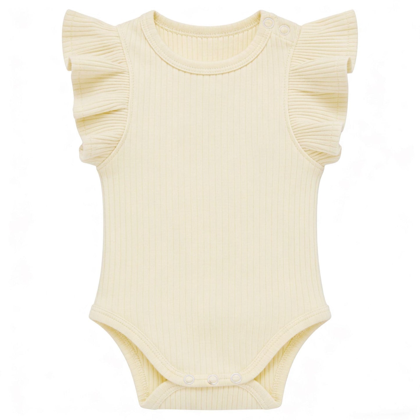 Baby Romper Knitted Ribbed Infant Onesie