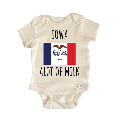 Iowa State Flag Baby Gift Baby Bodysuit