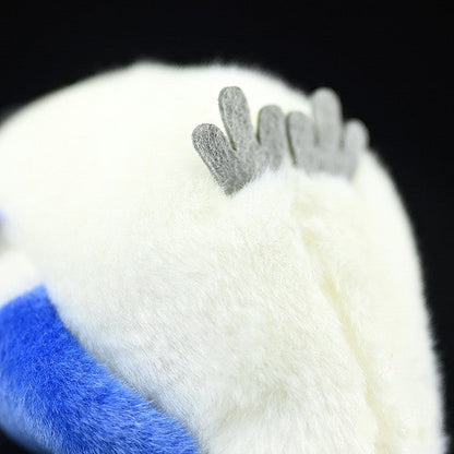 Gray Blue Tit Fat Chirp Plush Toy