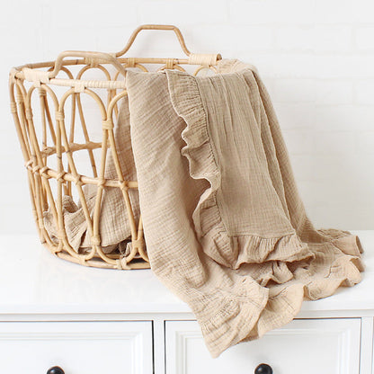 Baby Blanket Ver Ruffle Newborn