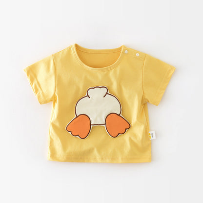 Cotton Cute T-shirt Baby Going Out Tops