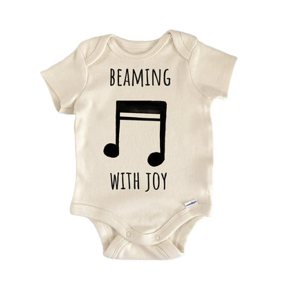 Musical Note Piano Beam Keyboard Baby Gift Baby Bodysuit
