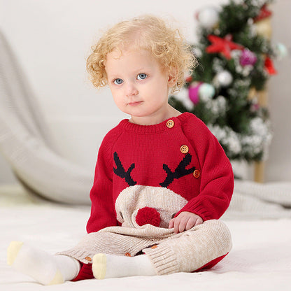 Children's Christmas knitted sweater