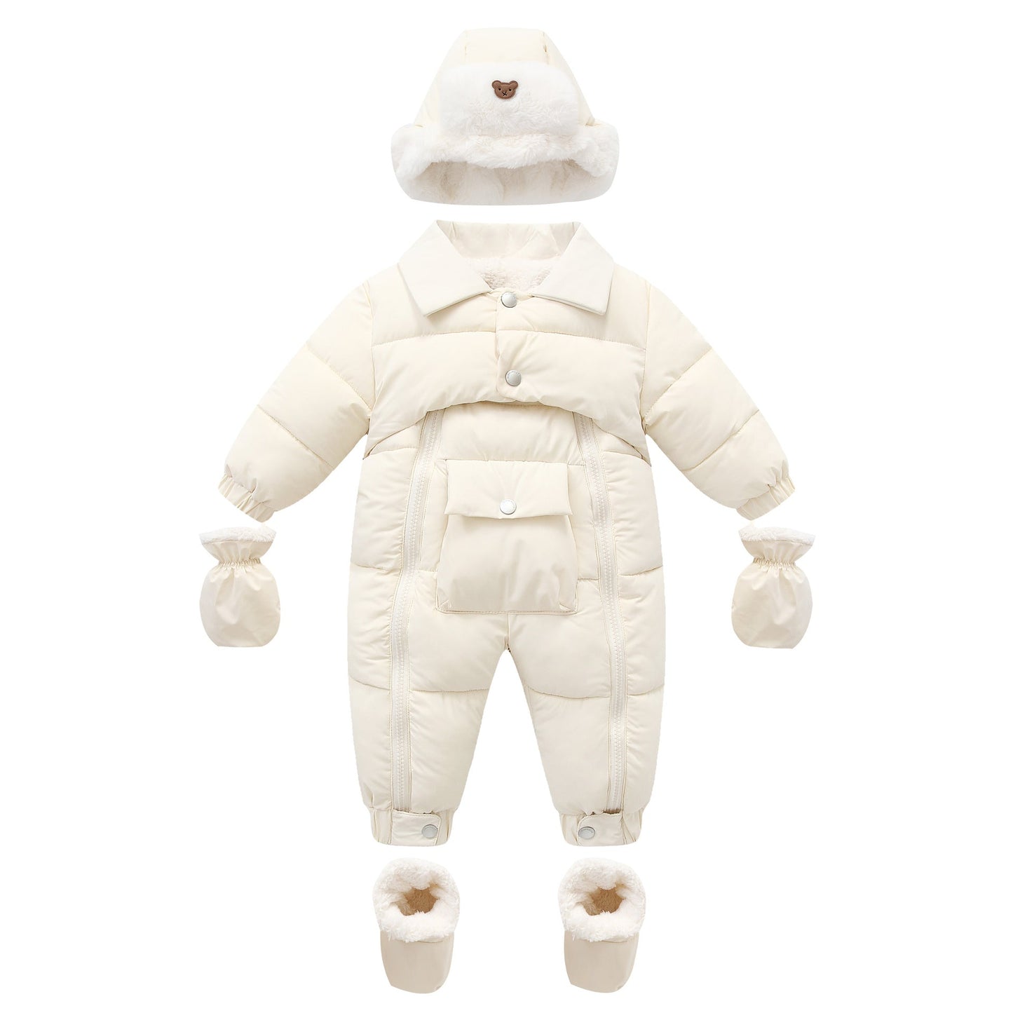 Baby Cotton-padded Thicken Crawler Suit Baby Children Romper