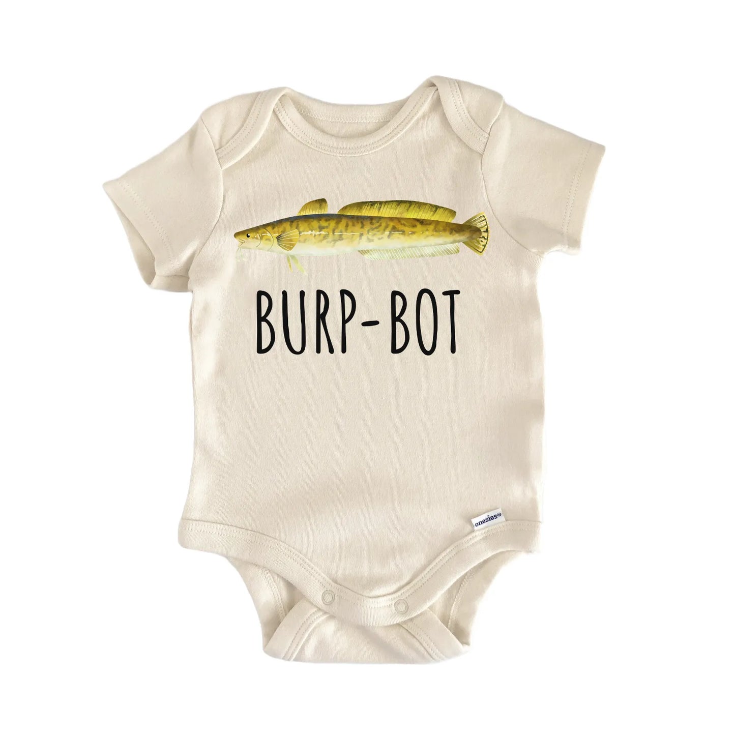 Burbot Fish Freshwater Fishing Baby Gift Baby Bodysuit