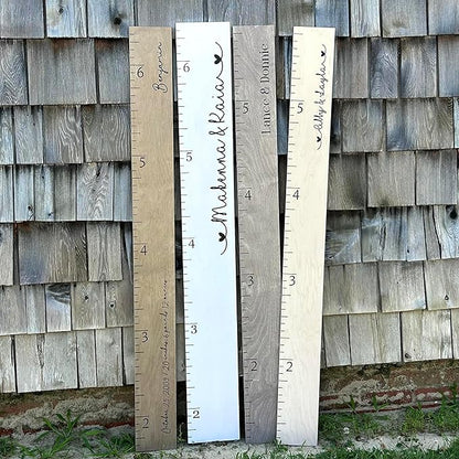 Personalized Growth Chart for Wall - Kids Height Ruler, Wooden Growth Chart for Kids, Wall Ruler for Kids Height Measurement and Height Growth Chart for Home - Kids Sizing Chart