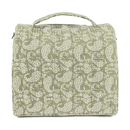 JuJuBe x Sazan Hendrix - New Insulated Bottle Bag, Breastmilk Storage Bag for Baby Bottles, Travel Waterproof Insulated Lunch or Cooler Bag for Nursing, Milk, Snacks, Paisley Floral, Mother's Day Gift
