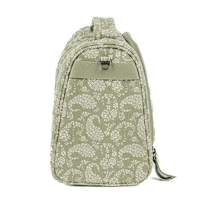JuJuBe x Sazan Hendrix - New Insulated Bottle Bag, Breastmilk Storage Bag for Baby Bottles, Travel Waterproof Insulated Lunch or Cooler Bag for Nursing, Milk, Snacks, Paisley Floral, Mother's Day Gift