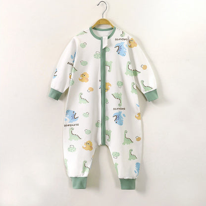 Split-leg Sleeping Bag To Prevent Kicking Off The Covers One-piece Bodysuit