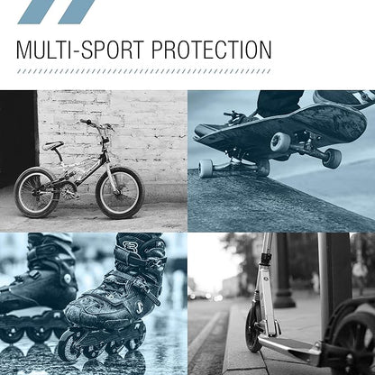 80Six Kids Multi-Sport Pad Set with Wristguards, Elbow Pads, and Knee Pads, Designed by Industry Leading Brand Triple 8