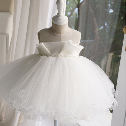 Catwalk Host Performance Summer Children Princess Dress