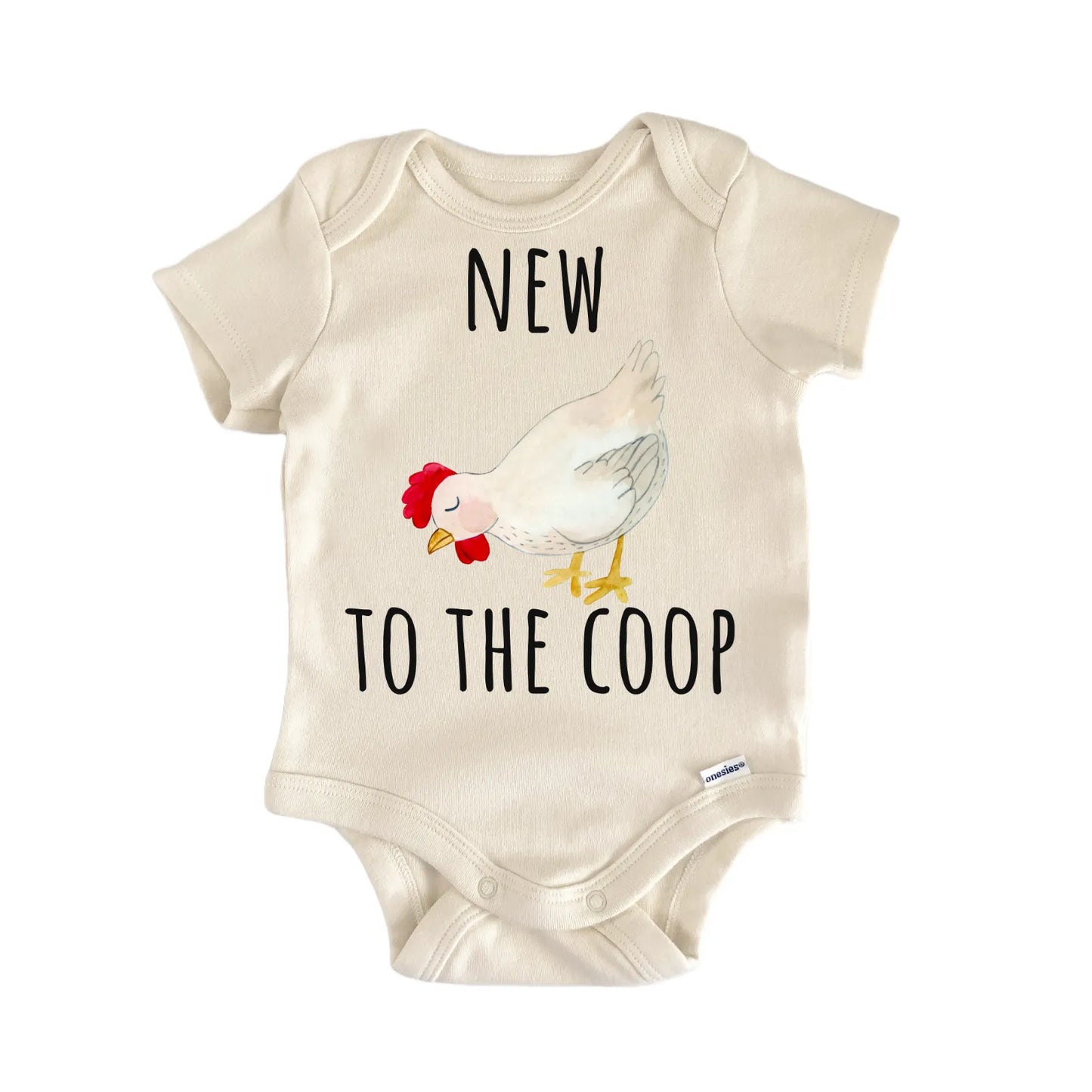 New To The Coop Chicken Feed Baby Gift Baby Bodysuit