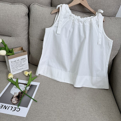 Stylish And Chic Doll-style Vest Shirt