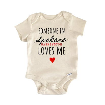 Spokane Washington Baby Gift Baby Bodysuit