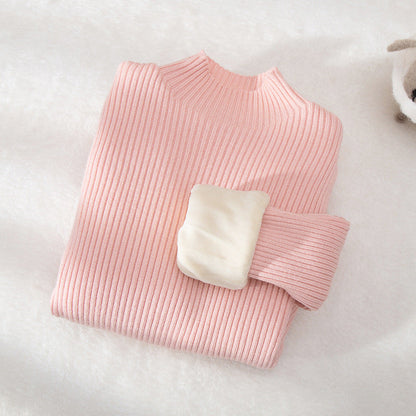 Children's Mock Neck Sweater Knitwear Top