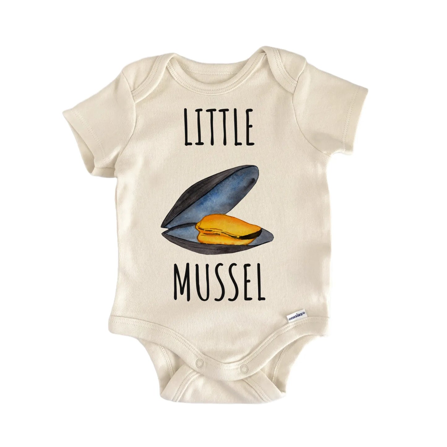 Seafood Mussel Shell Baby Gift Baby Bodysuit