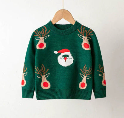 Baby Boys' And Girls' Elastic Pullover Sweater