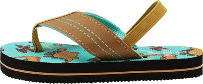 Norty Toddler Flip Flops for Kids Baby Boys Girls Elastic