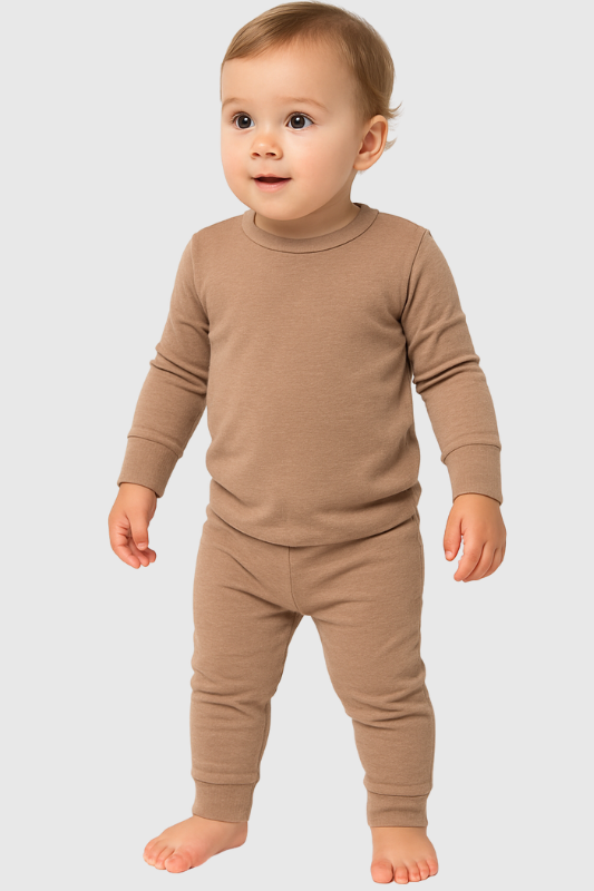 The Gentle Pajamas in Taupe