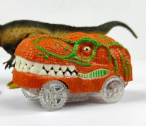 Children's Electric Assembled Track Racing Simulation Animal Tyrannosaurus Dinosaur Toy Puzzle Boy Gift