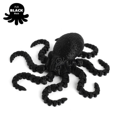 Cute Movable Joint Print Octopus Toy